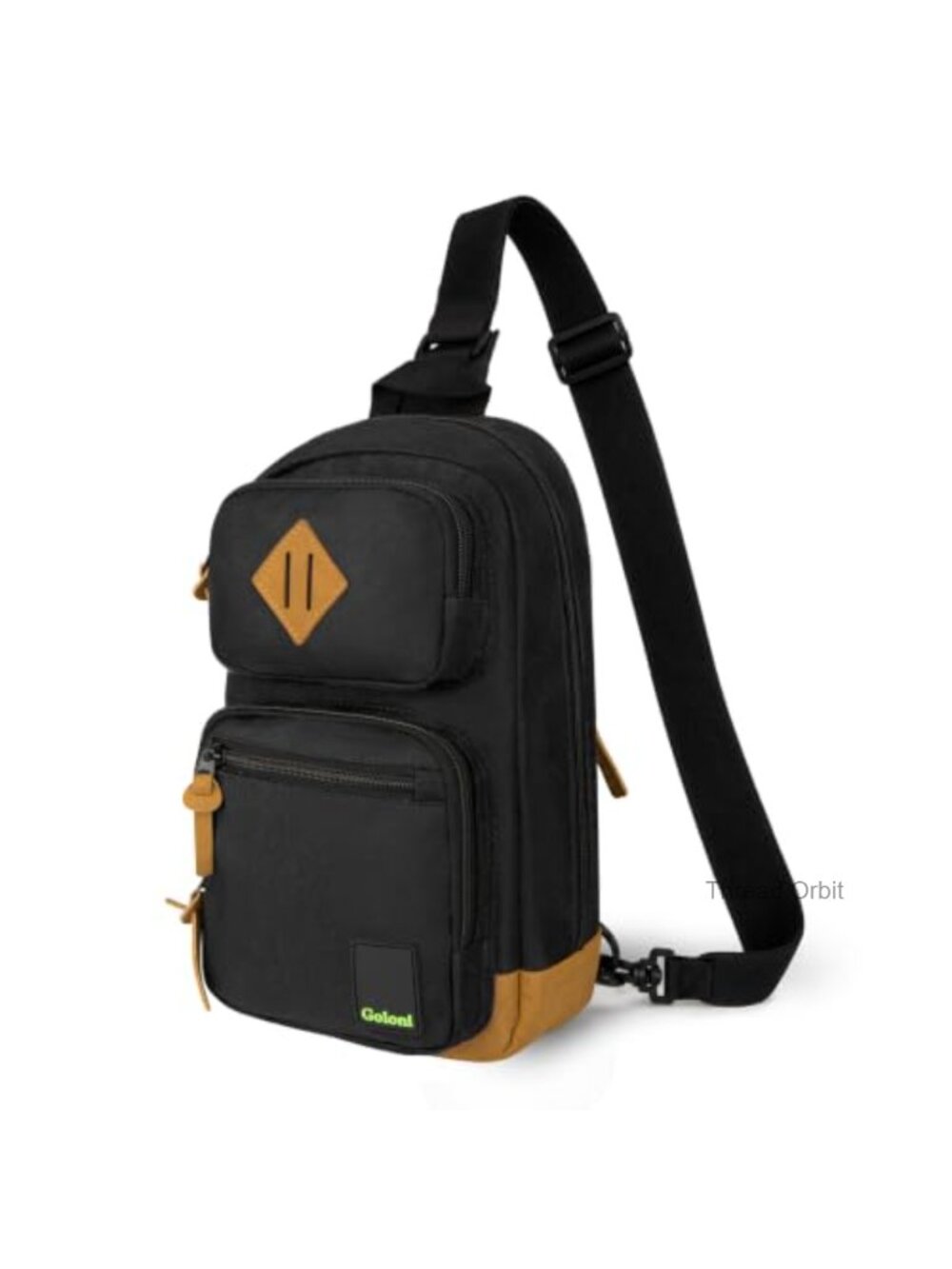 Waterproof Lightweight Sling Crossbody Bag Multi-Pocket Daypack